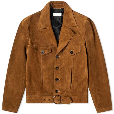 ysl teddy jacket price|saint laurent suede jacket.